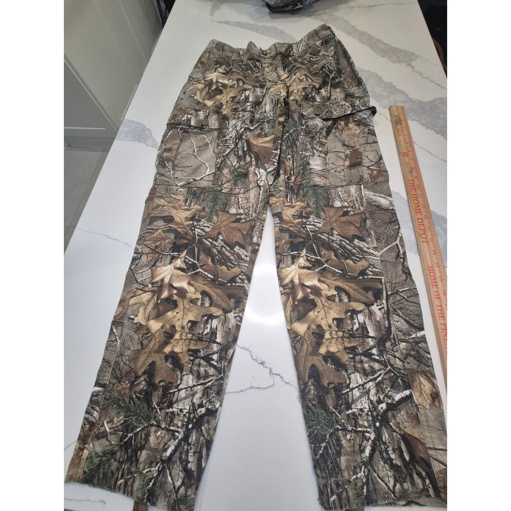 RedHead Mens Realtree Camo Cargo Pants Ripstop Hunting Tactical Utility Size M